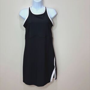 Sage Collective Women S Tennis Athletic Tank Dress Black Skort Golf  Sleeveless